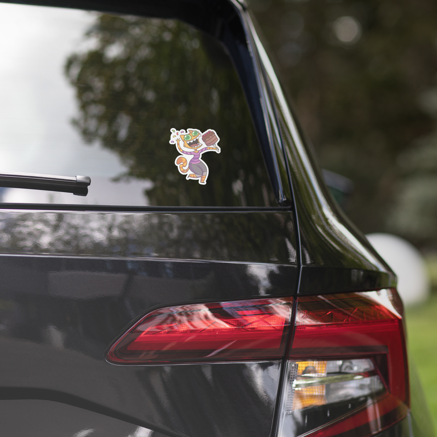 Fran Sneakin' Snacks Vinyl Sticker
