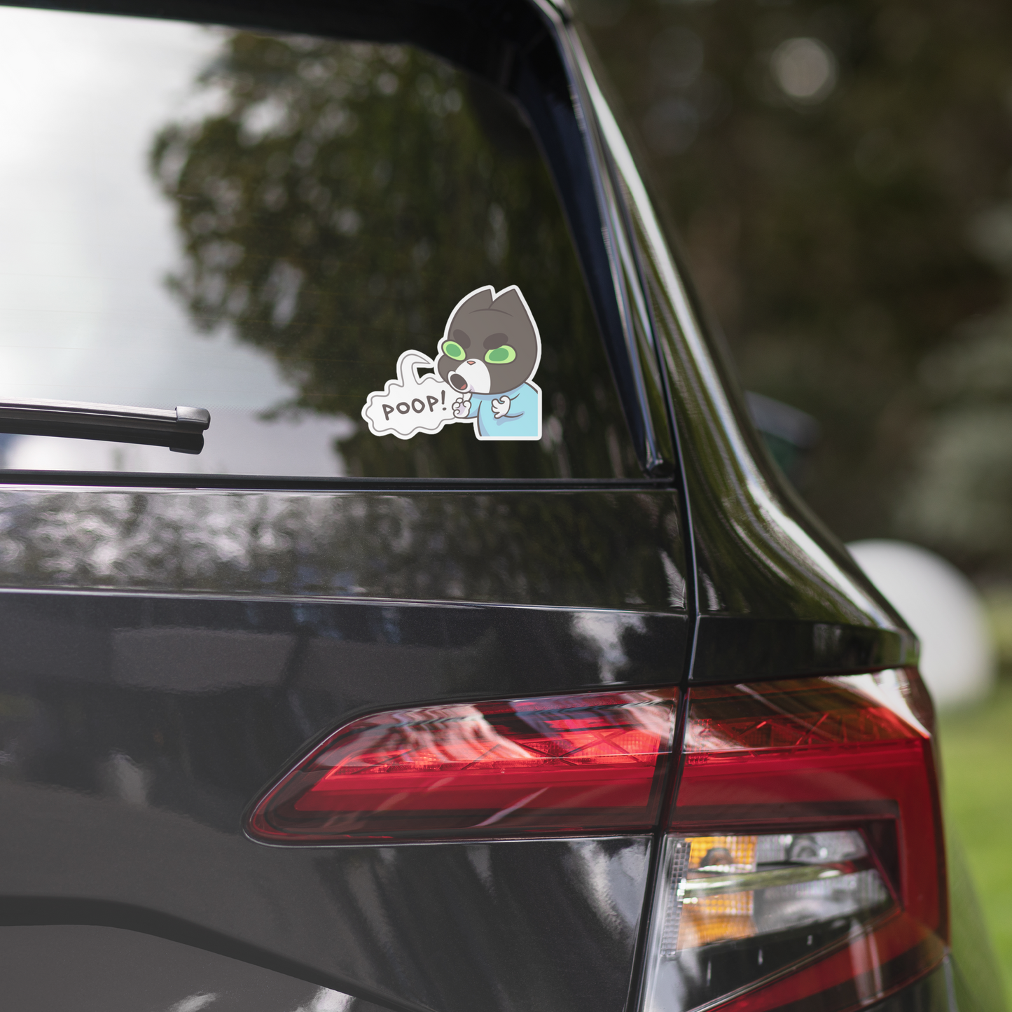 "POOP!" Vinyl Sticker