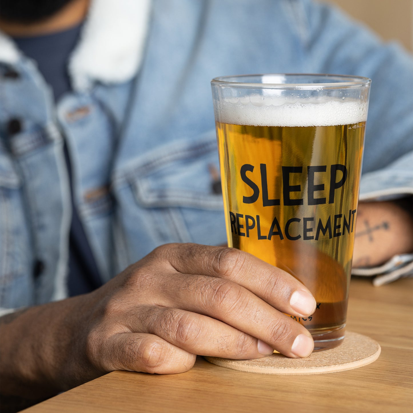 Sleep Replacement Pint Glass
