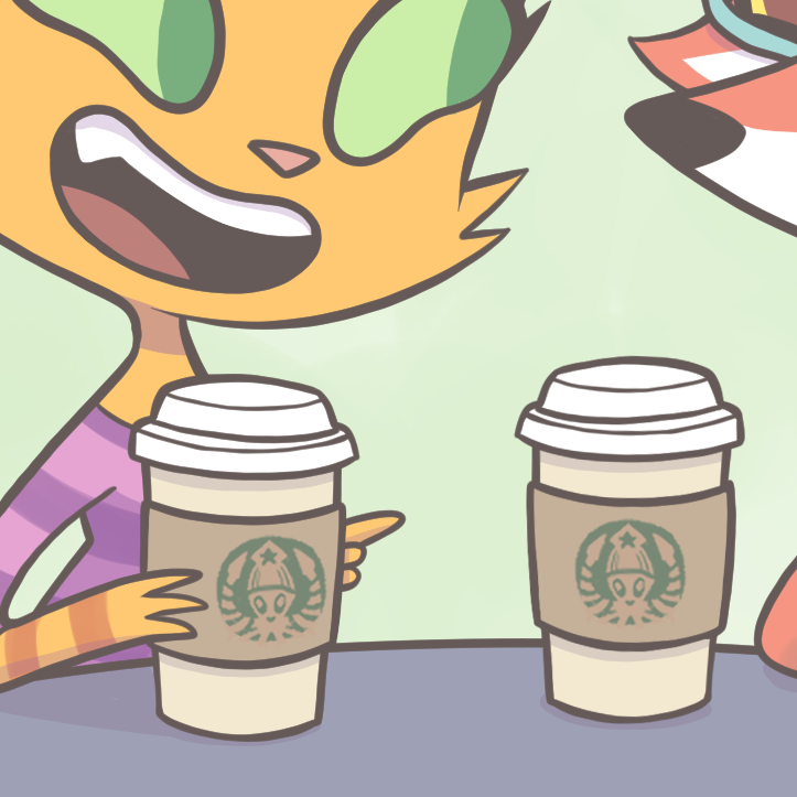 Squidbucks Coffee Magnet