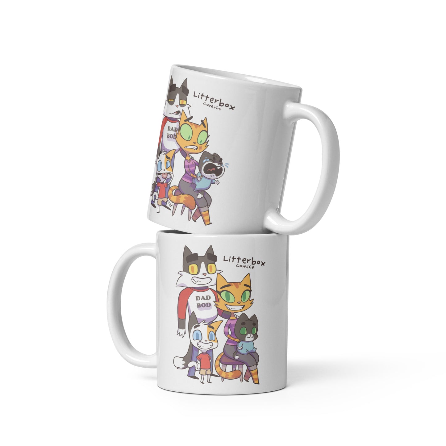 Litterbox Family Photos (2 sided) Mug