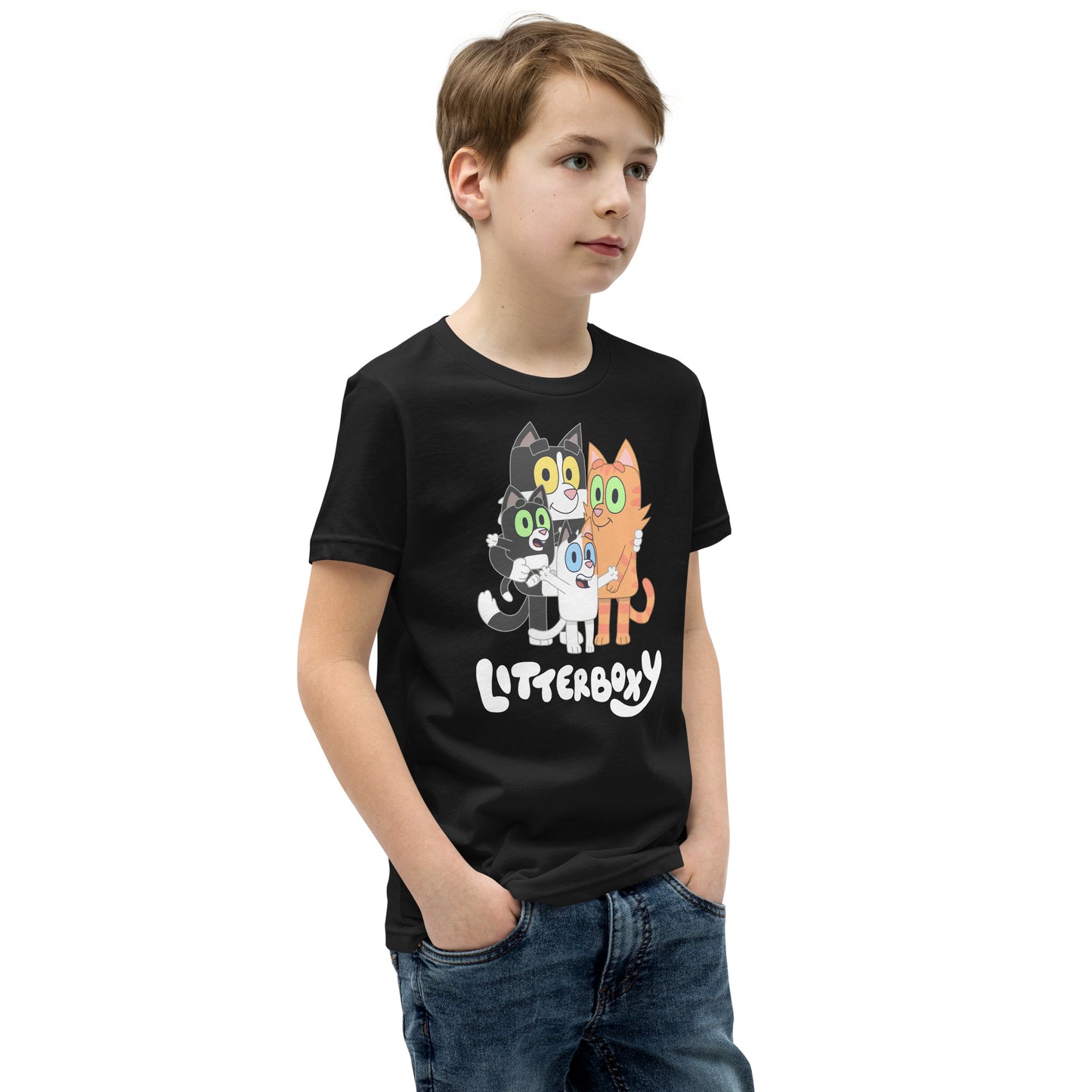 Litterboxy Family Youth T-Shirt