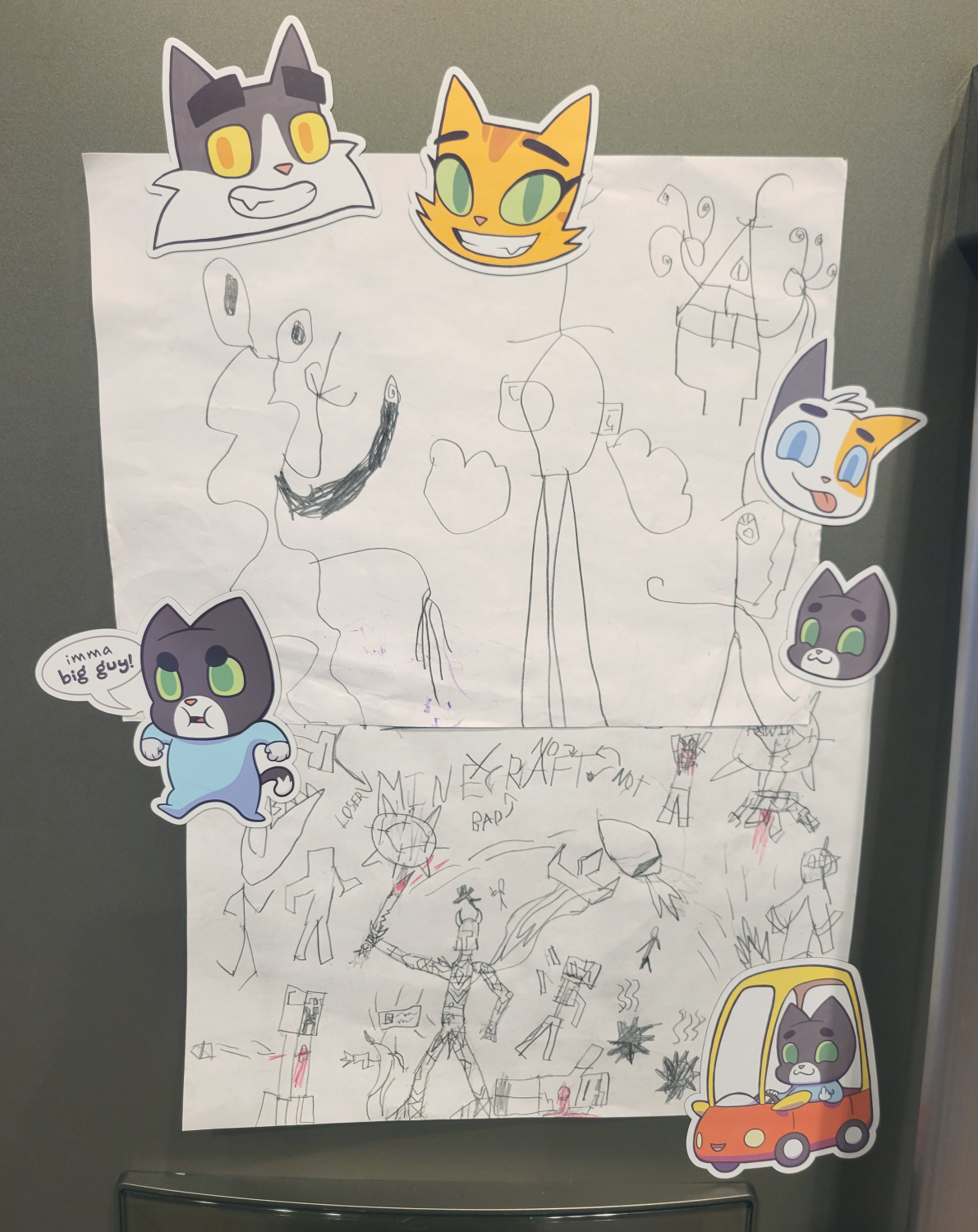 Litterbox Family Magnet Pack