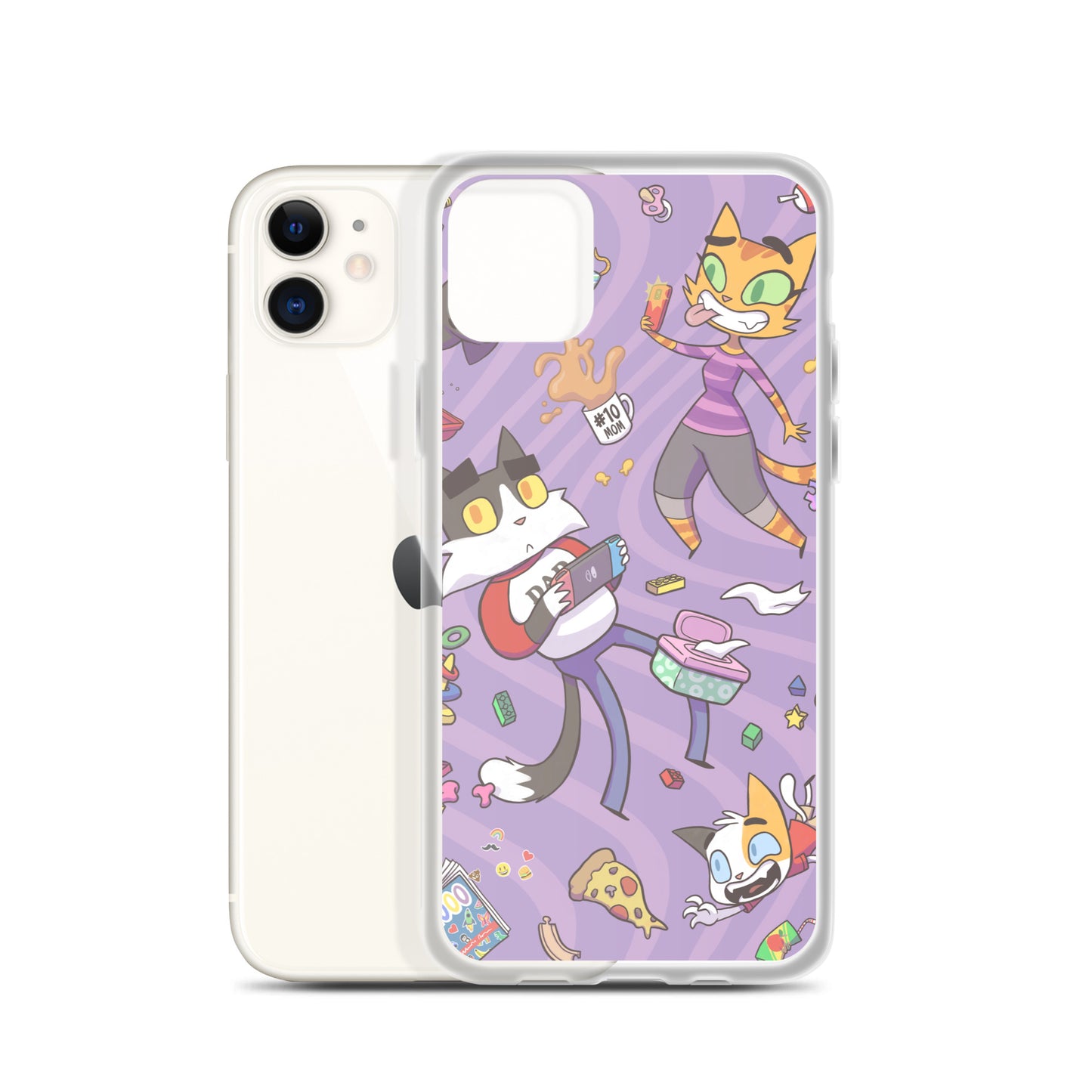 Litterbox Family Vortex iPhone Case