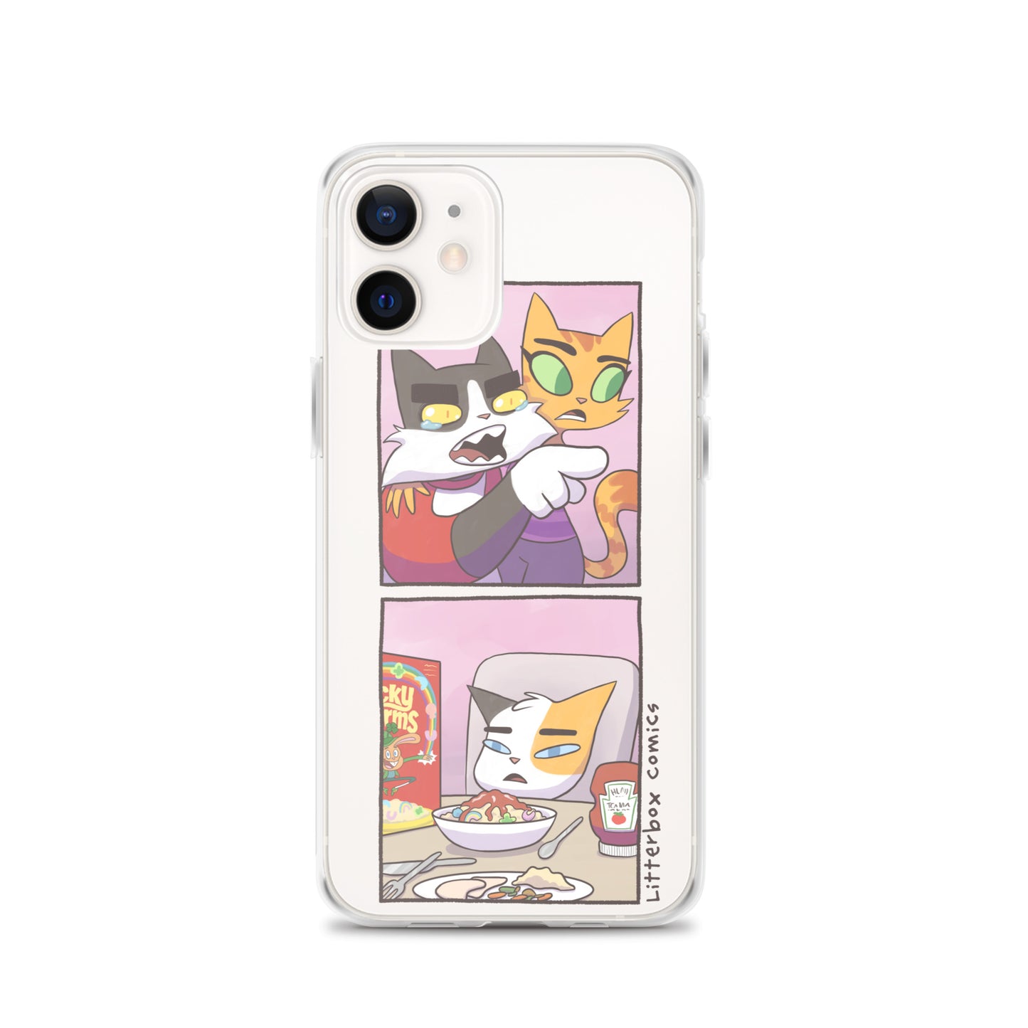 Cat Yelling at Cat Meme iPhone Case