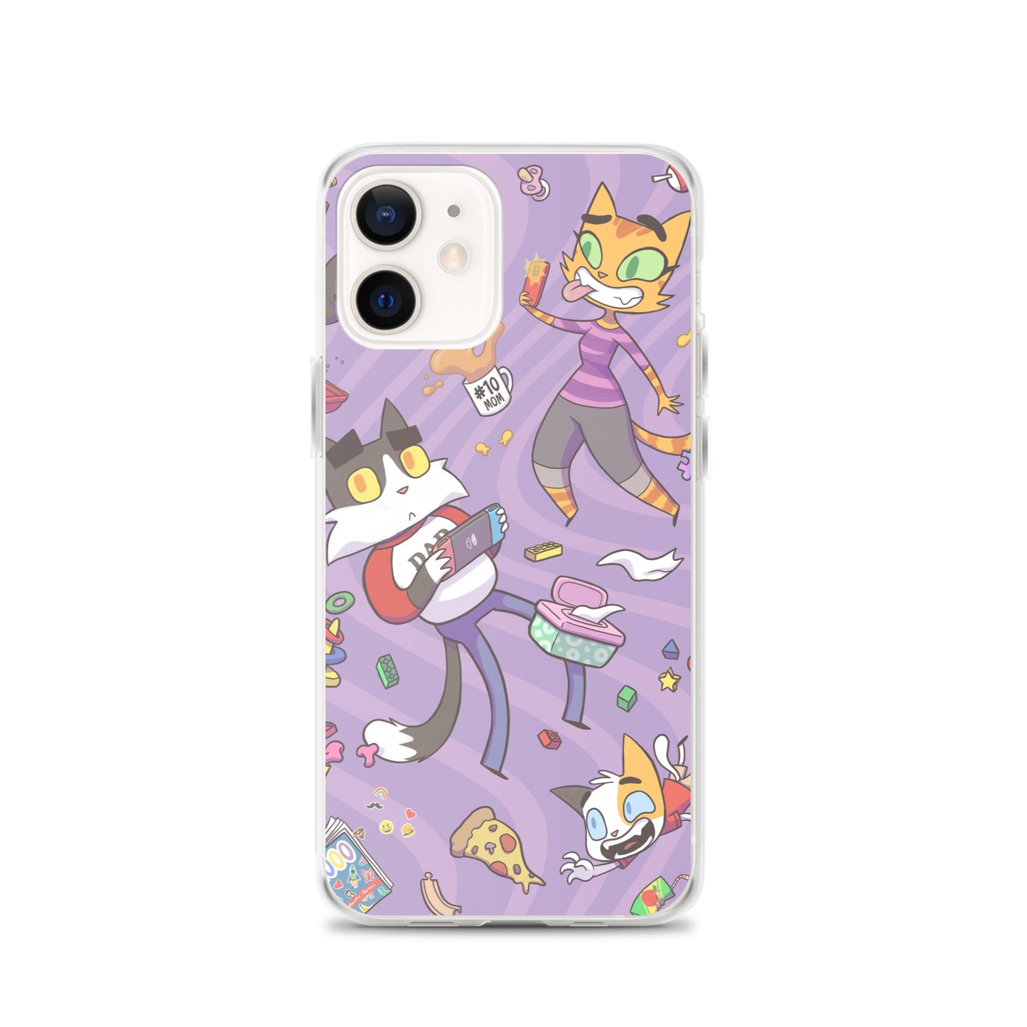 Litterbox Family Vortex iPhone Case