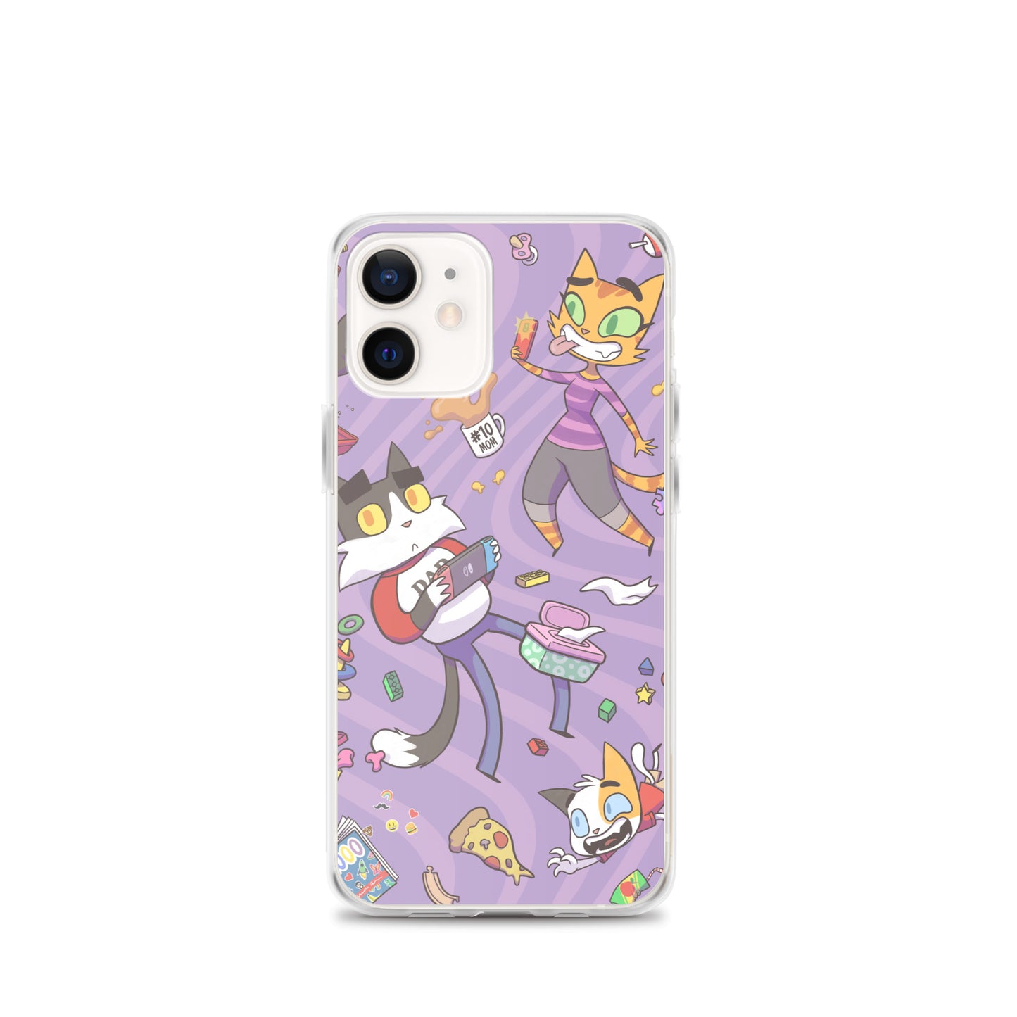 Litterbox Family Vortex iPhone Case