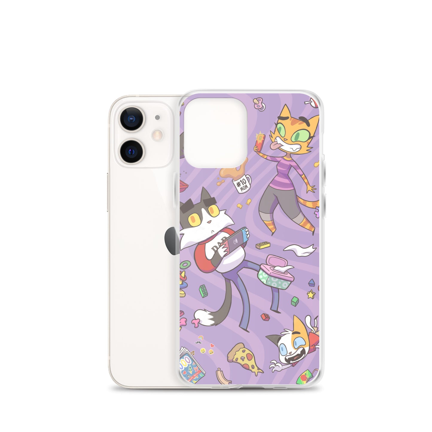Litterbox Family Vortex iPhone Case