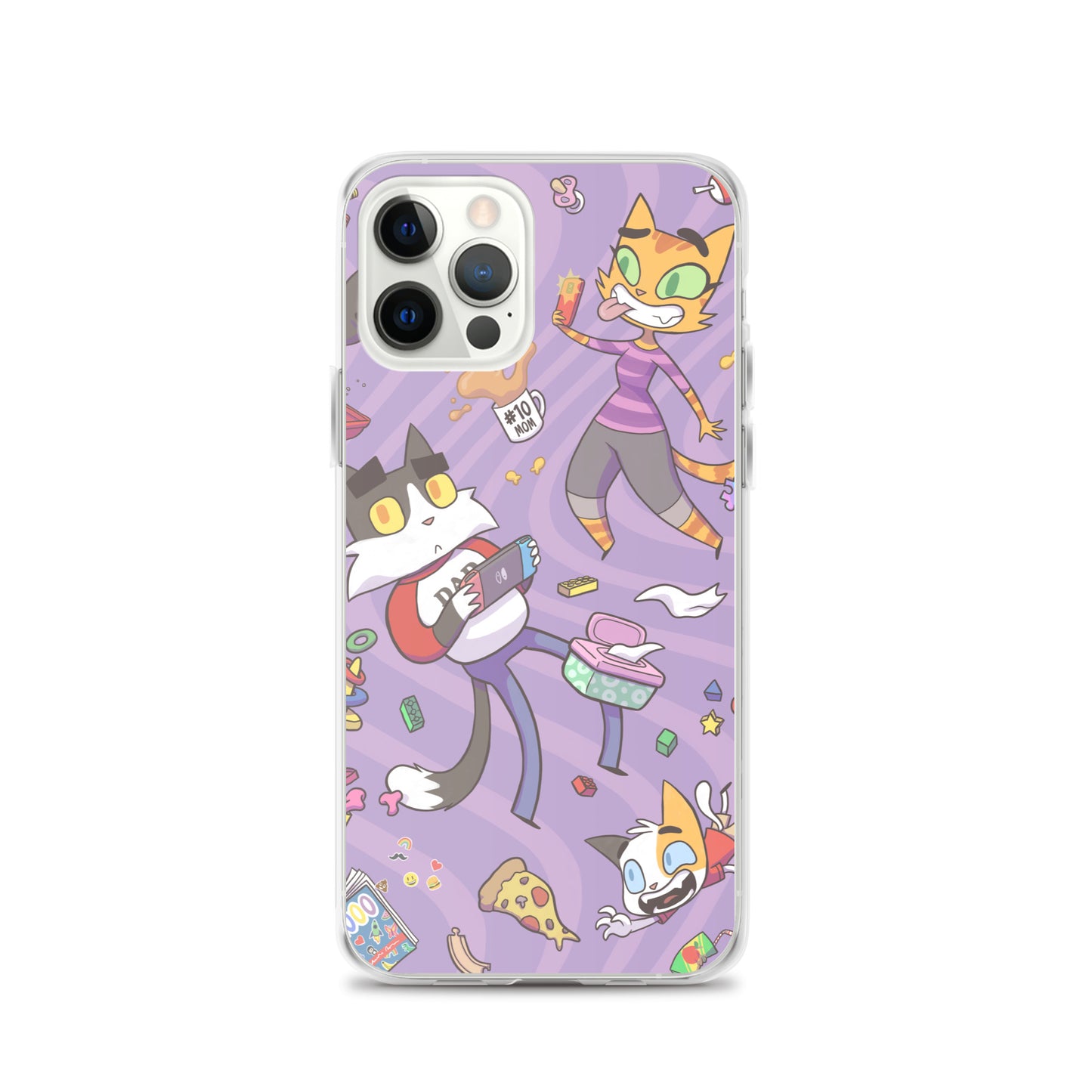 Litterbox Family Vortex iPhone Case