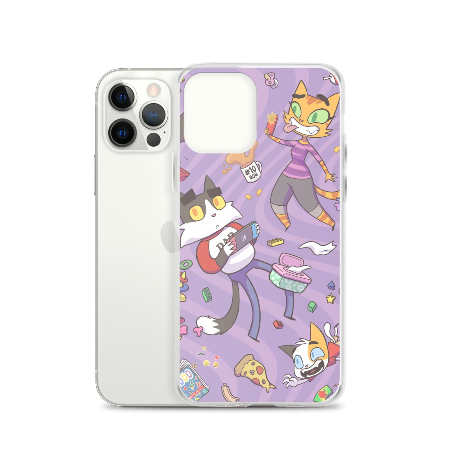 Litterbox Family Vortex iPhone Case