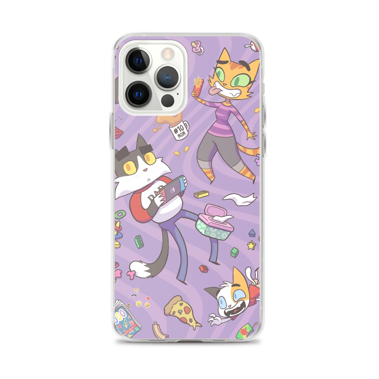 Litterbox Family Vortex iPhone Case