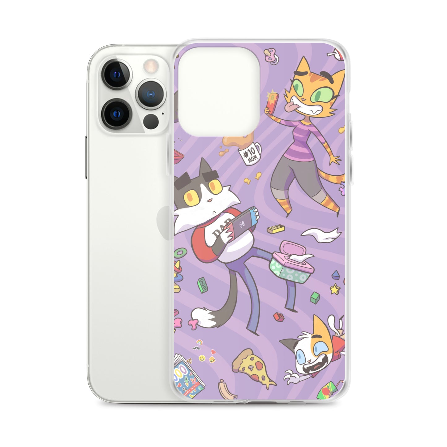 Litterbox Family Vortex iPhone Case