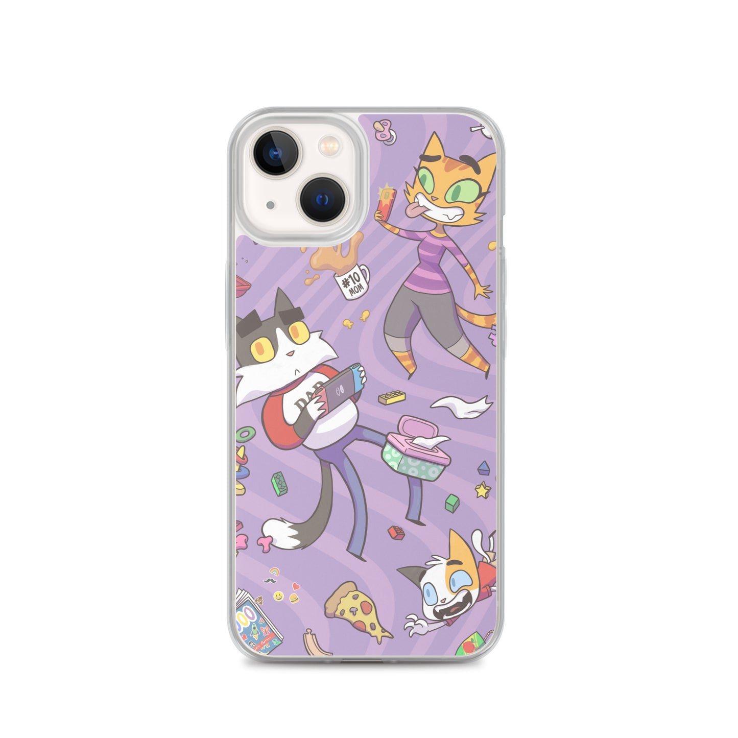 Litterbox Family Vortex iPhone Case