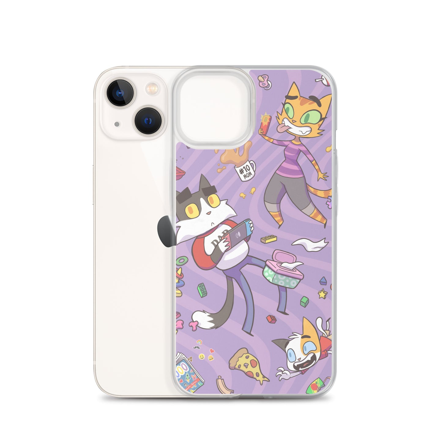 Litterbox Family Vortex iPhone Case