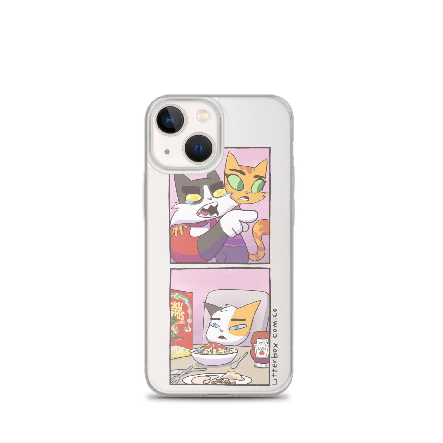 Cat Yelling at Cat Meme iPhone Case