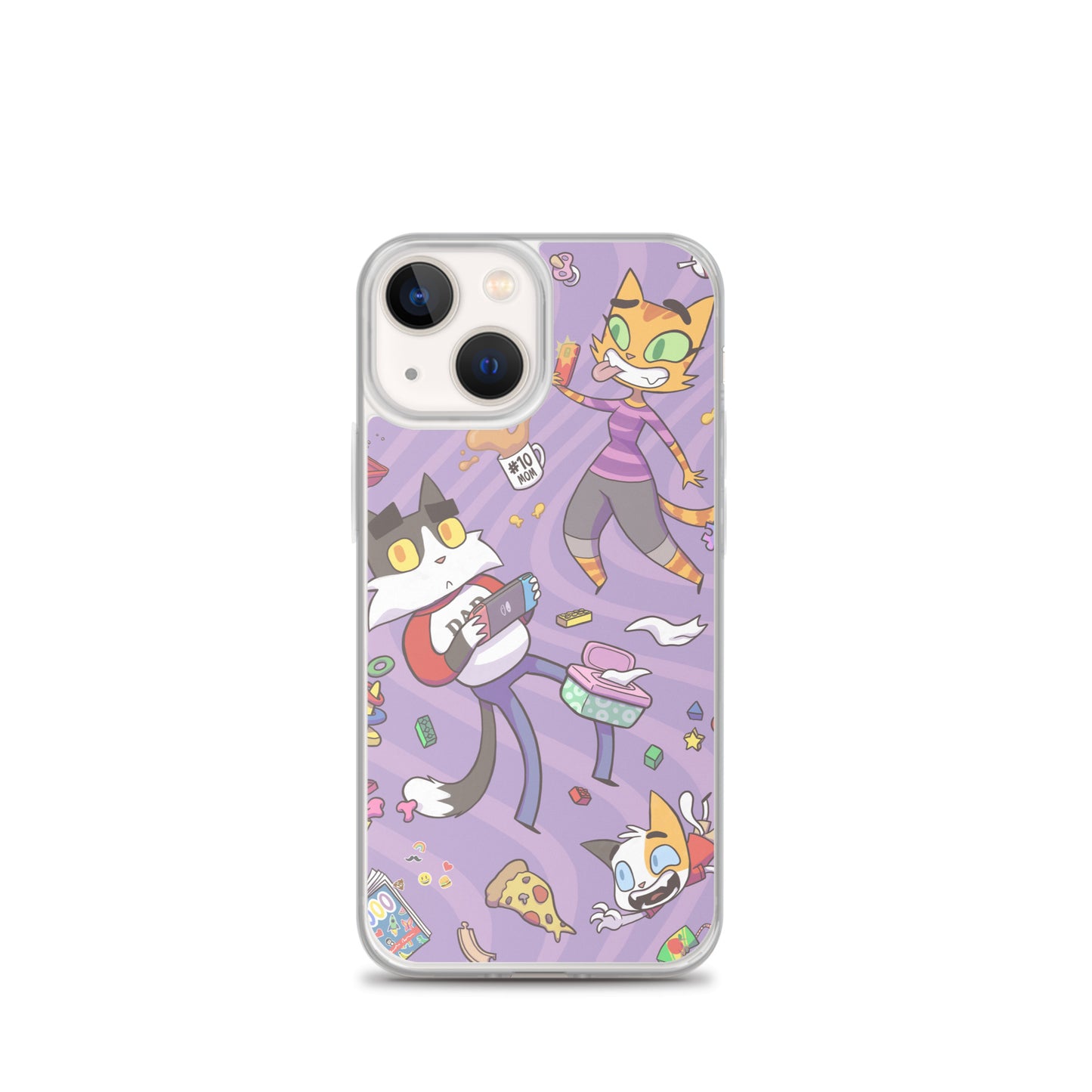 Litterbox Family Vortex iPhone Case