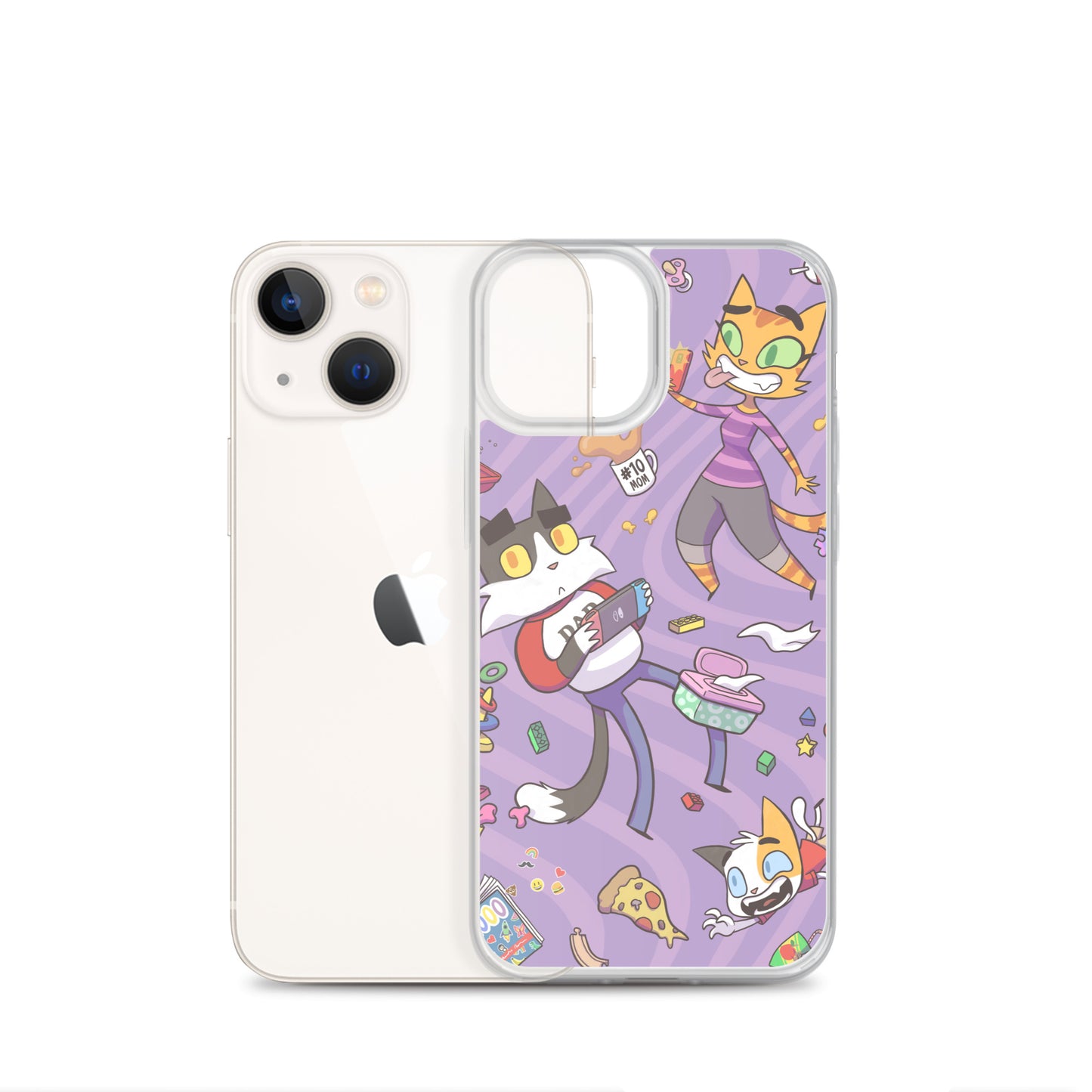 Litterbox Family Vortex iPhone Case