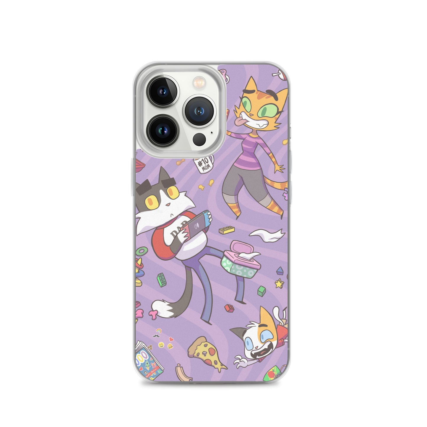 Litterbox Family Vortex iPhone Case