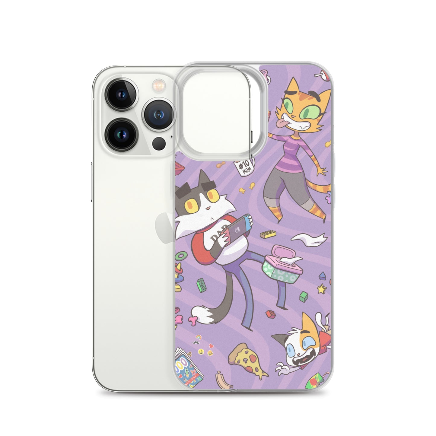 Litterbox Family Vortex iPhone Case