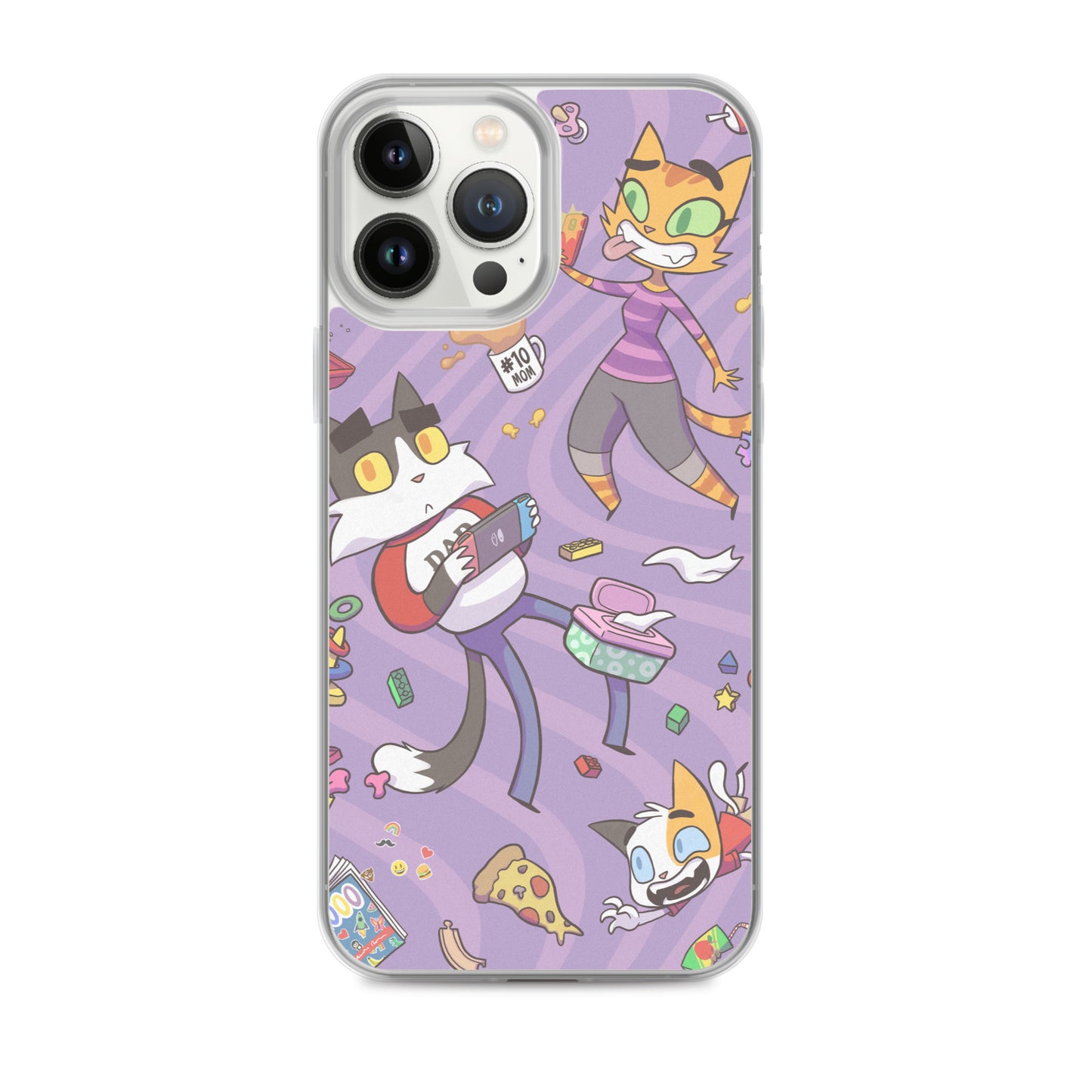 Litterbox Family Vortex iPhone Case