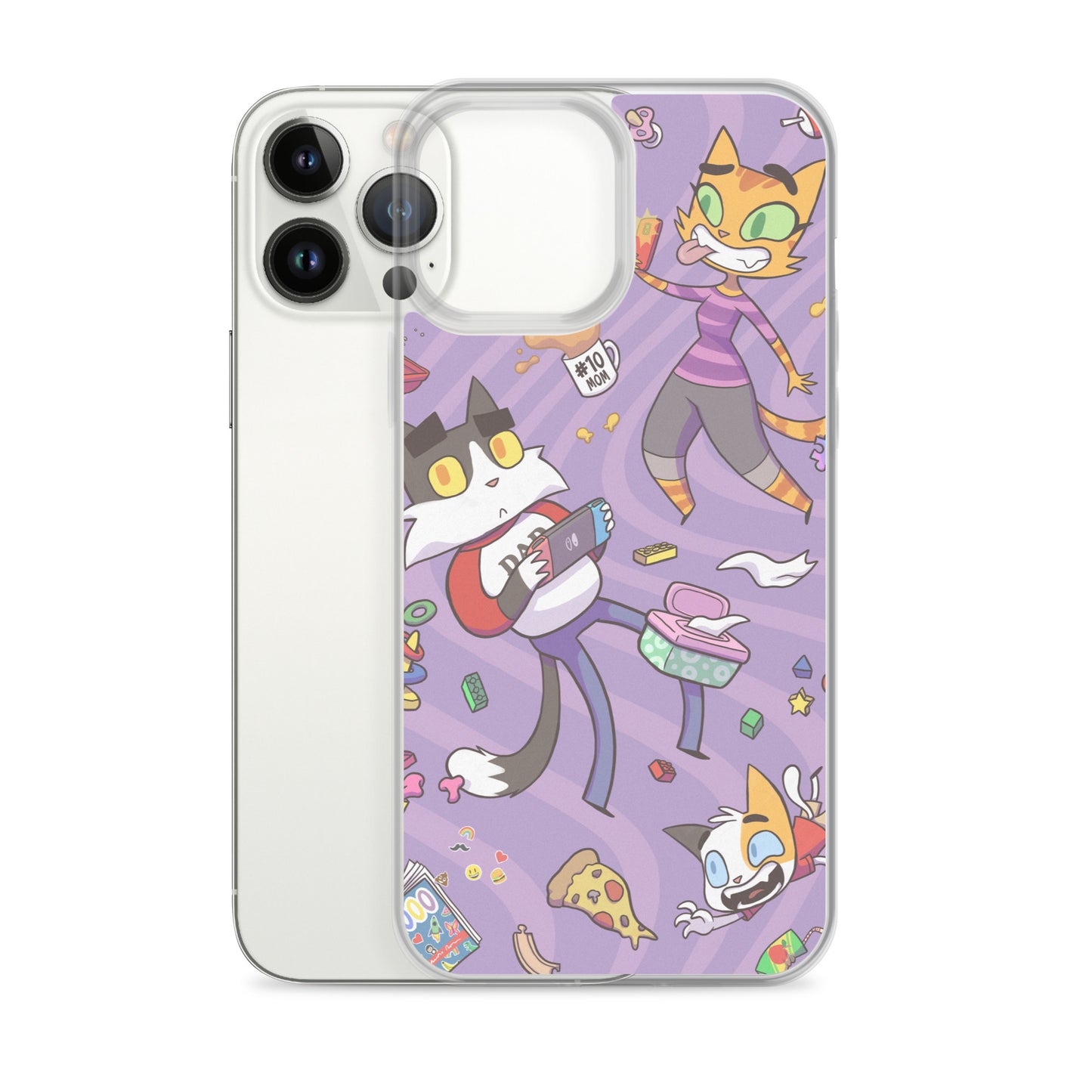 Litterbox Family Vortex iPhone Case