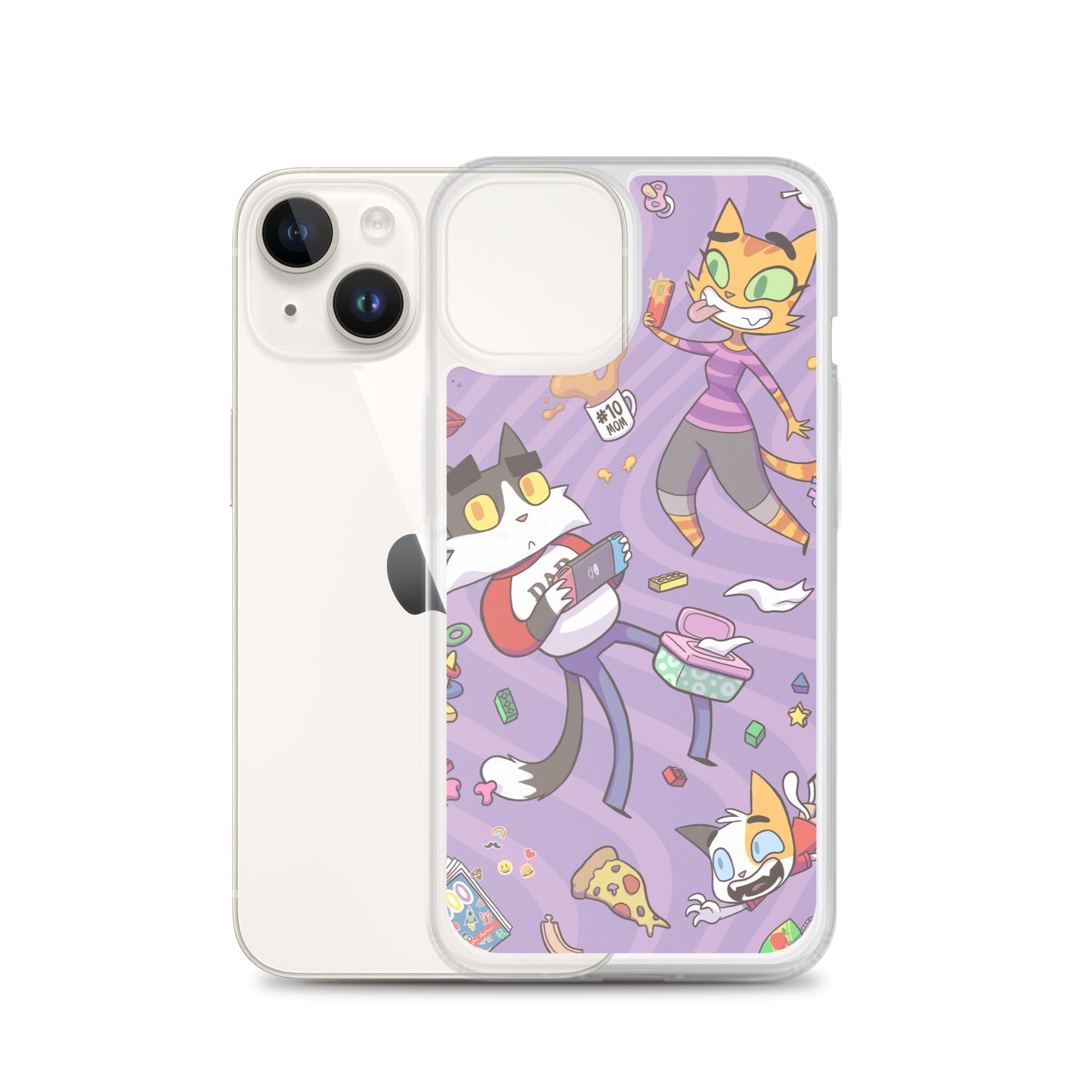 Litterbox Family Vortex iPhone Case