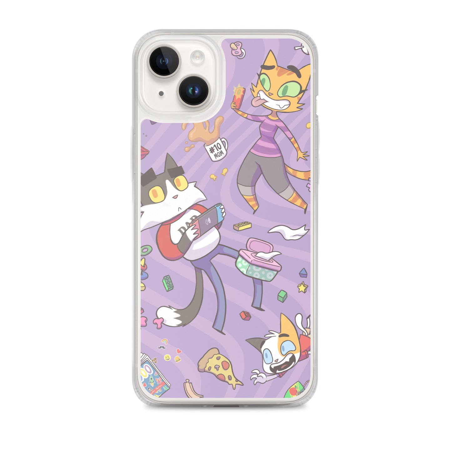 Litterbox Family Vortex iPhone Case