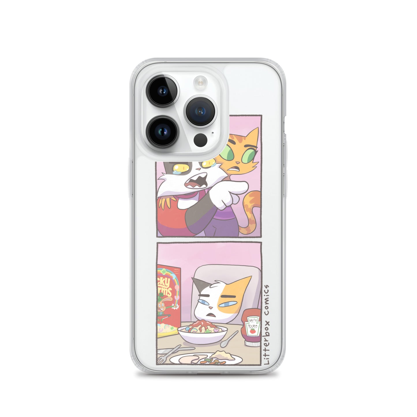 Cat Yelling at Cat Meme iPhone Case