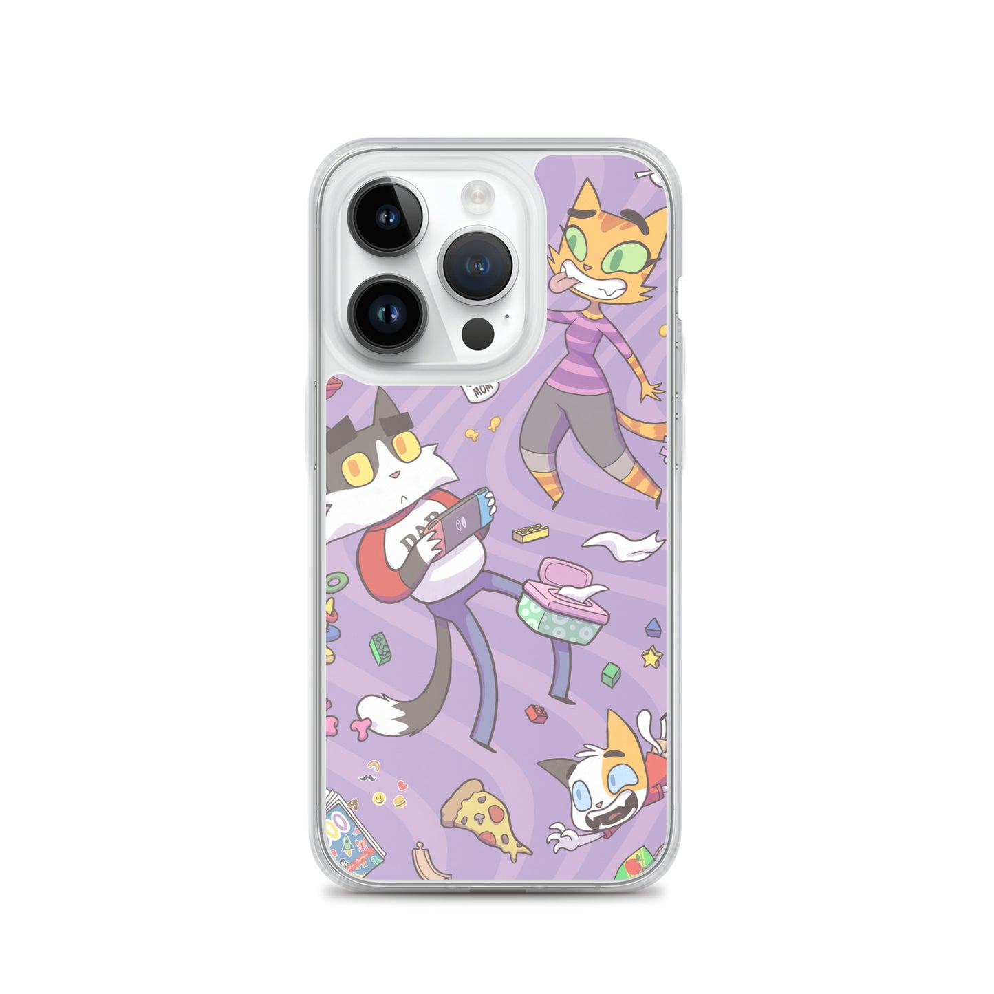 Litterbox Family Vortex iPhone Case