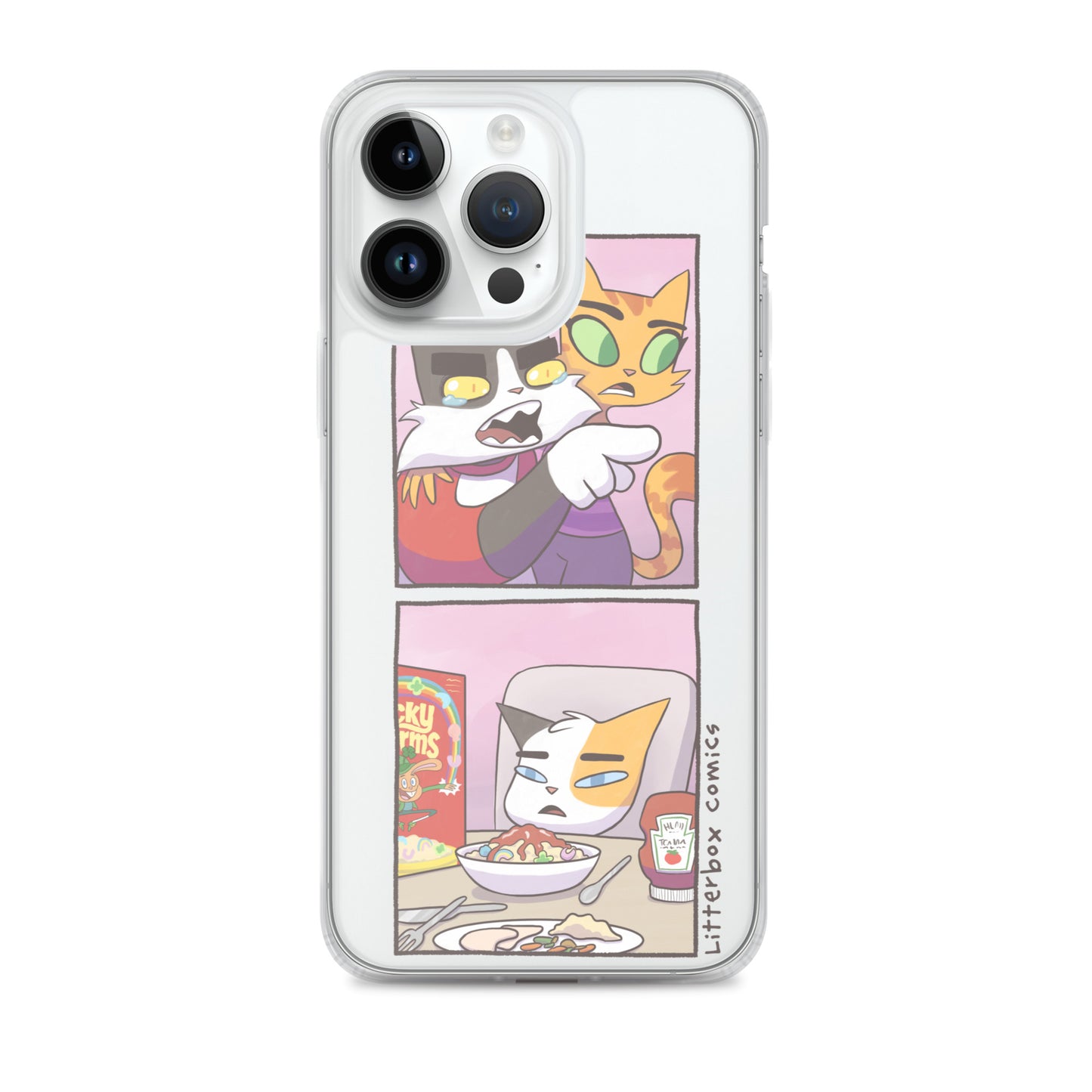 Cat Yelling at Cat Meme iPhone Case