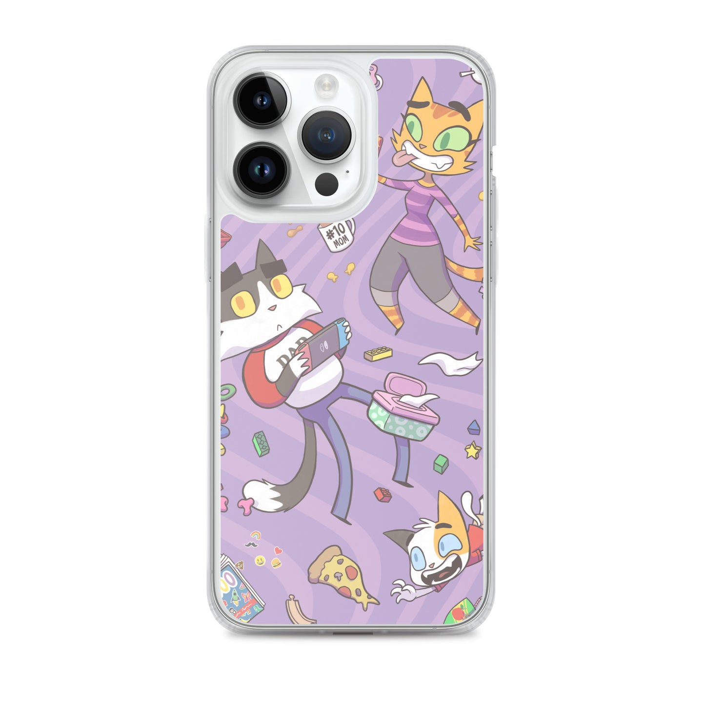 Litterbox Family Vortex iPhone Case