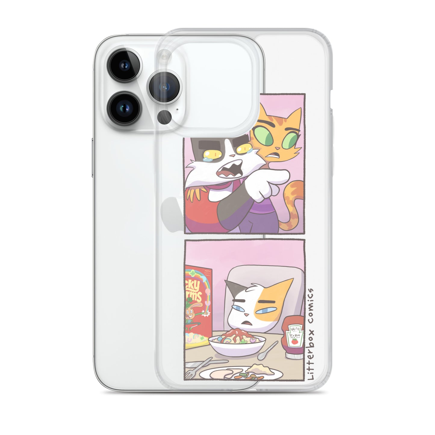 Cat Yelling at Cat Meme iPhone Case