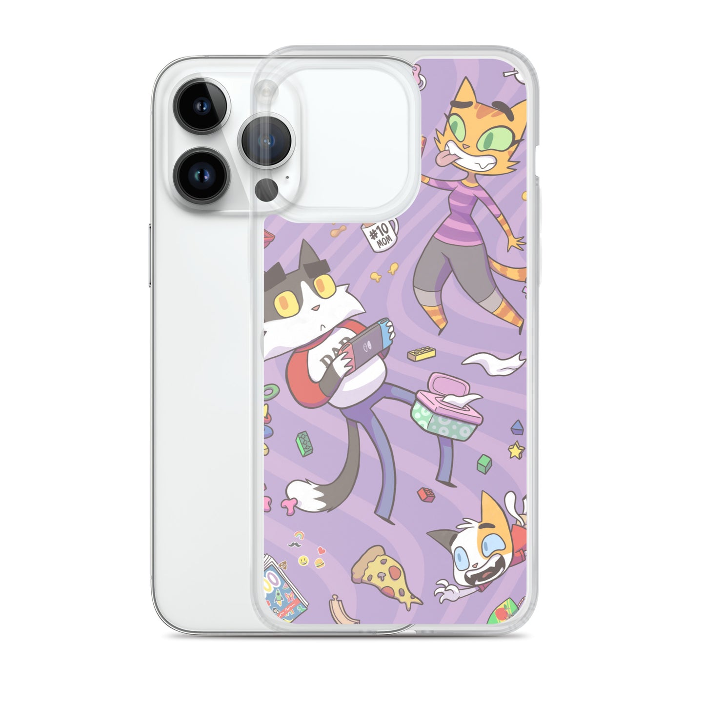 Litterbox Family Vortex iPhone Case