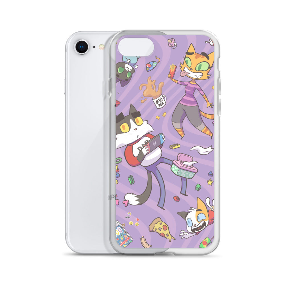 Litterbox Family Vortex iPhone Case