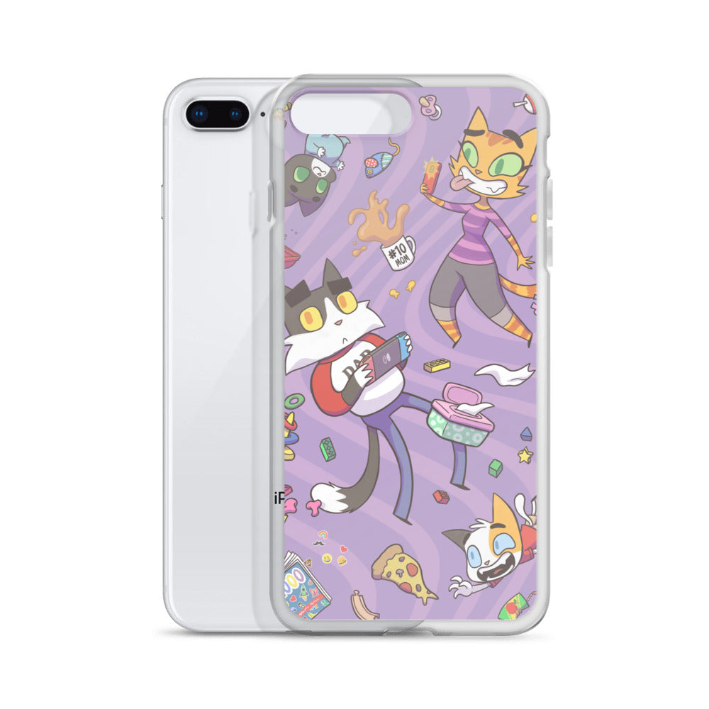 Litterbox Family Vortex iPhone Case