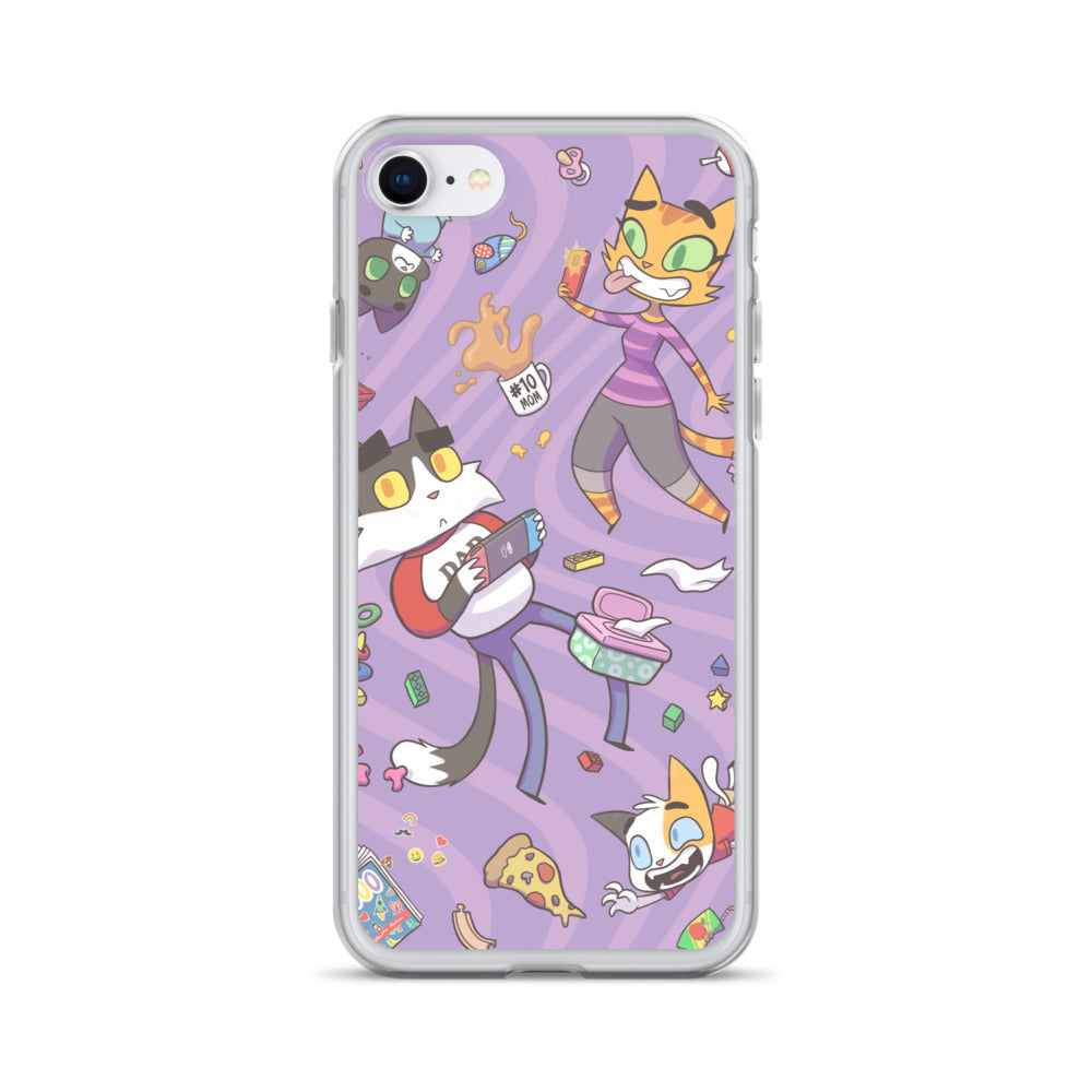 Litterbox Family Vortex iPhone Case