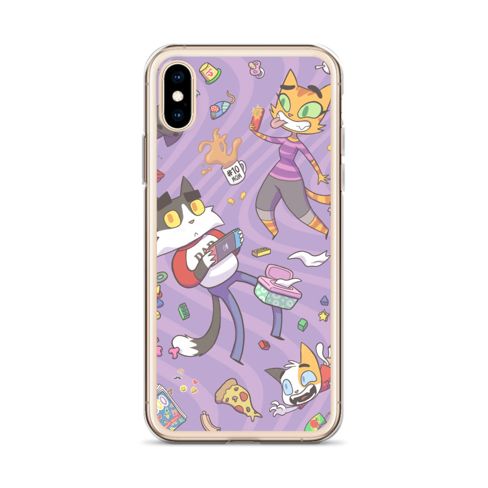 Litterbox Family Vortex iPhone Case