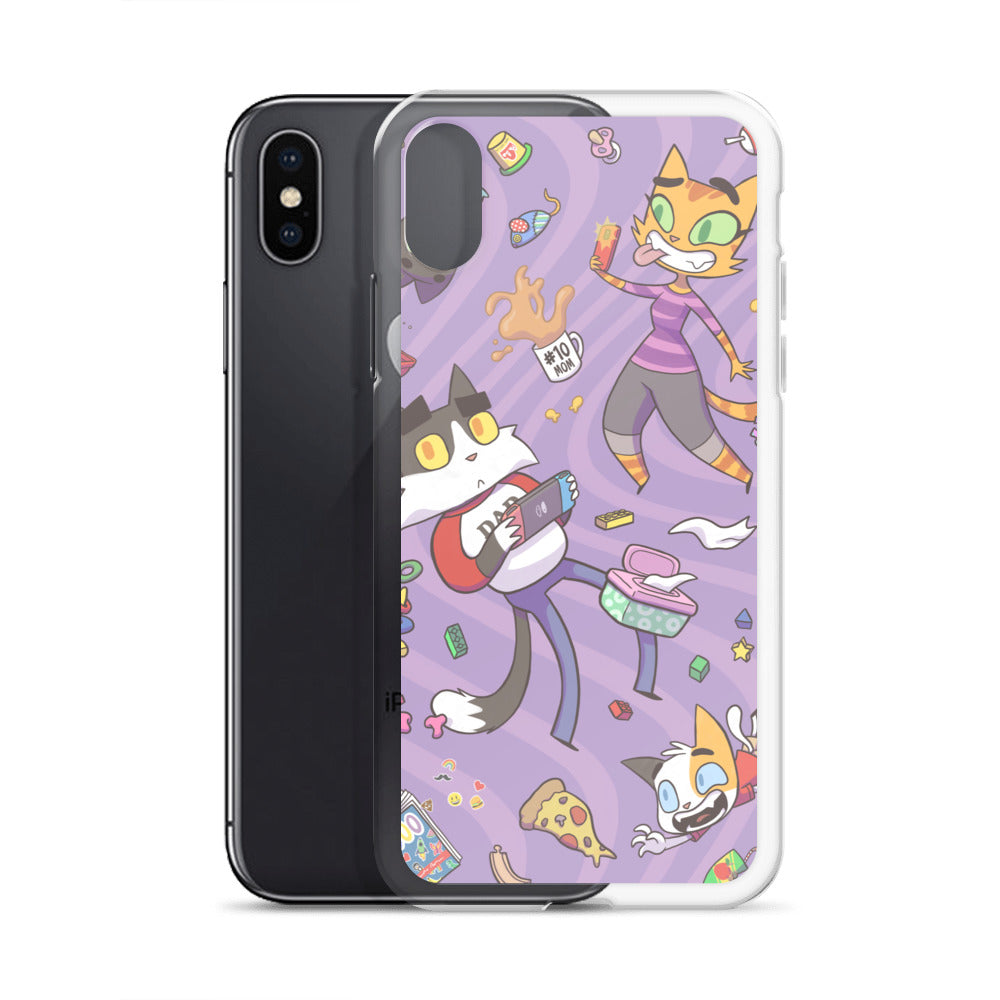Litterbox Family Vortex iPhone Case