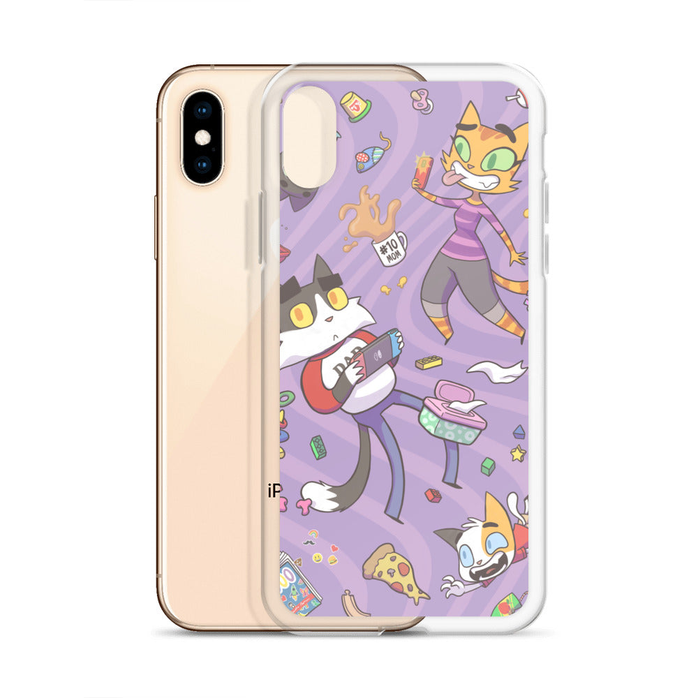 Litterbox Family Vortex iPhone Case