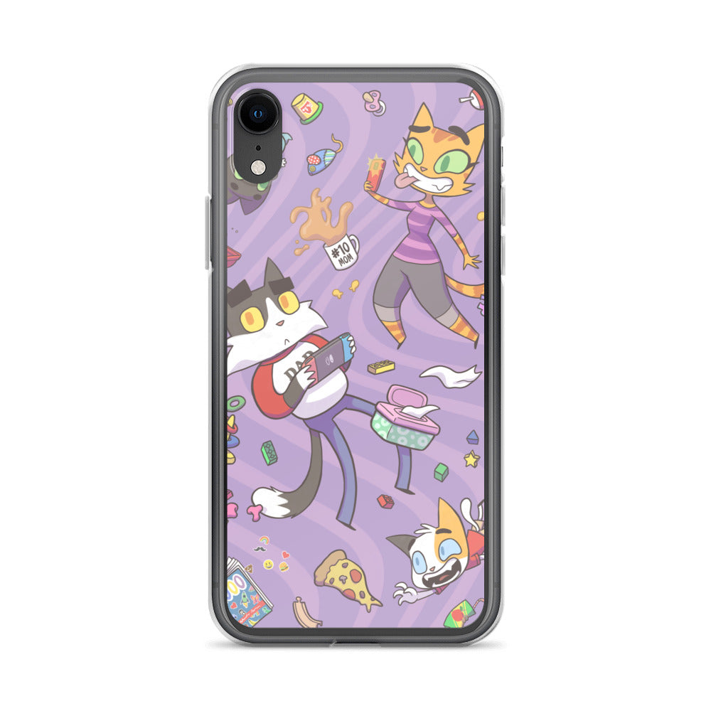 Litterbox Family Vortex iPhone Case