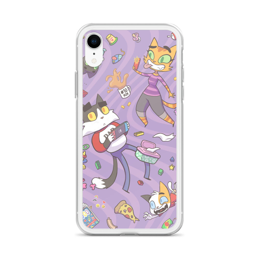 Litterbox Family Vortex iPhone Case