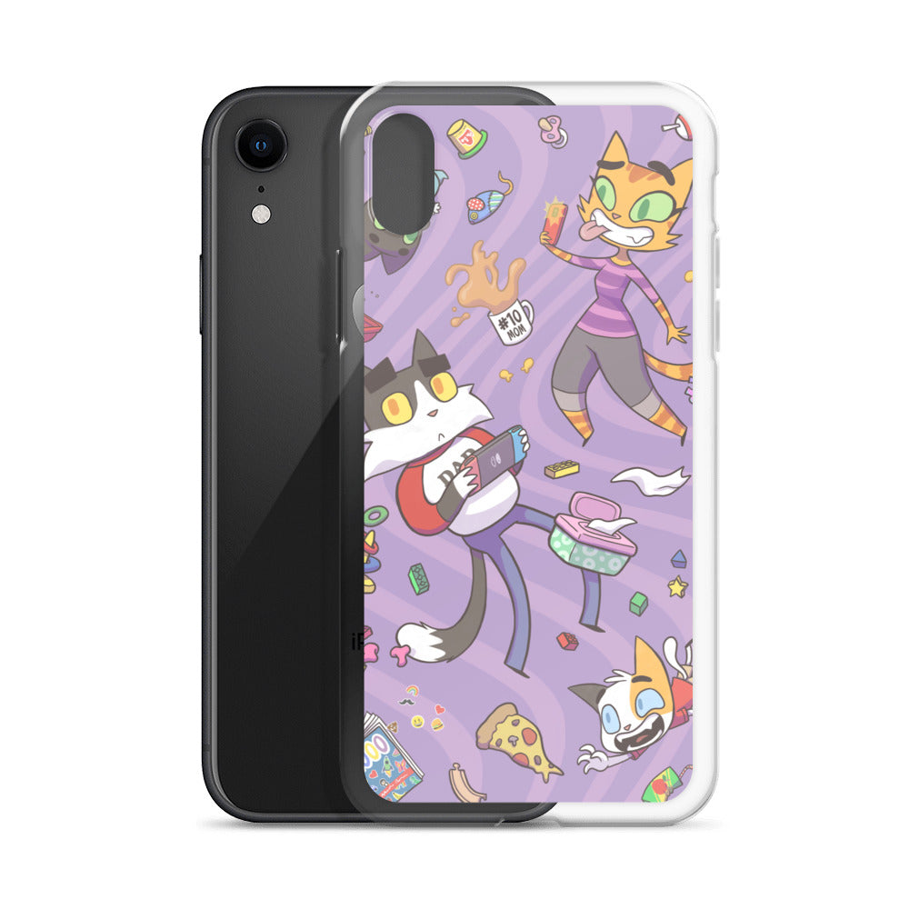 Litterbox Family Vortex iPhone Case