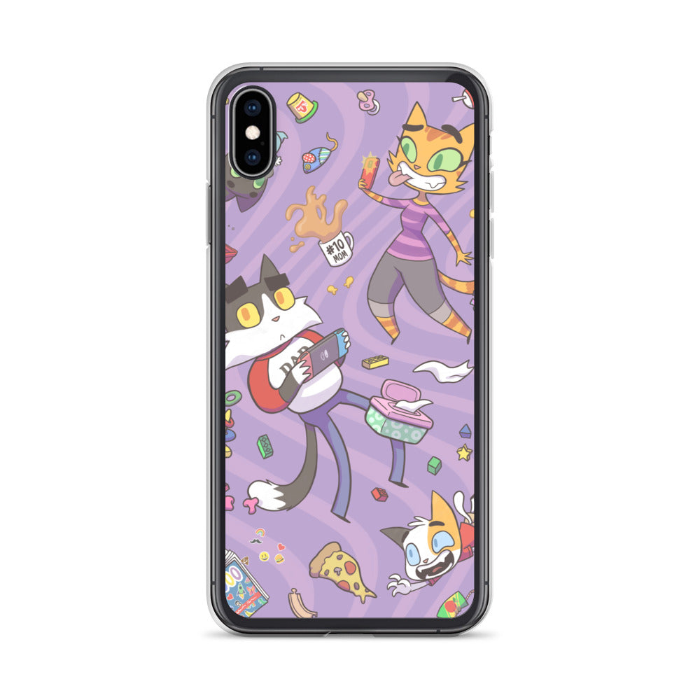 Litterbox Family Vortex iPhone Case