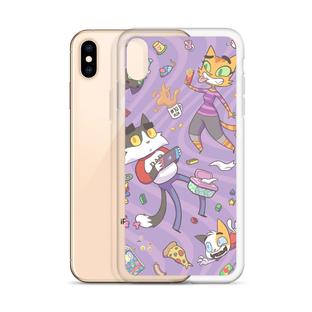 Litterbox Family Vortex iPhone Case