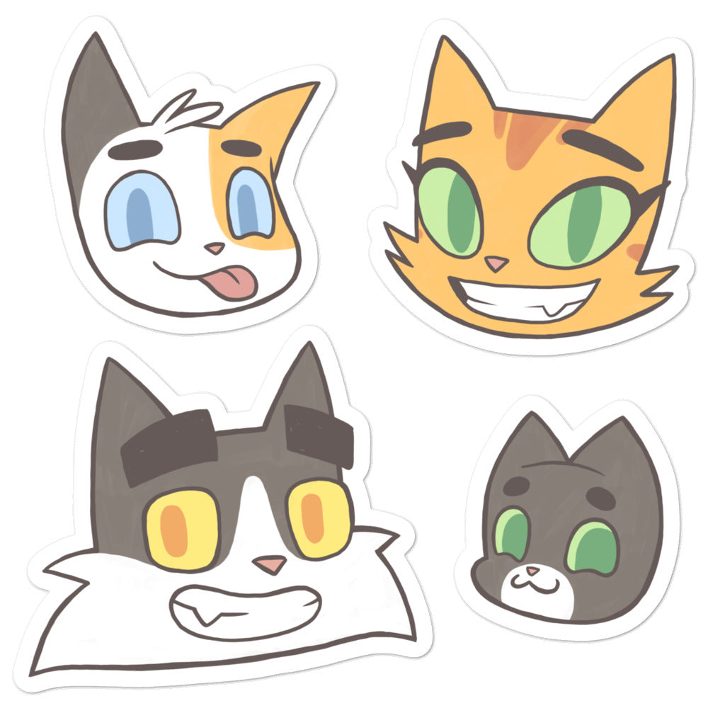 Litterbox Family Sticker Pack – Litterbox Comics