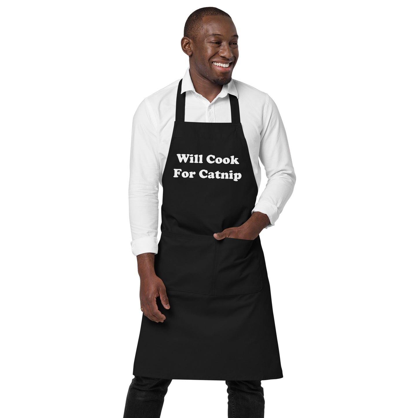 Will Cook For Catnip Apron
