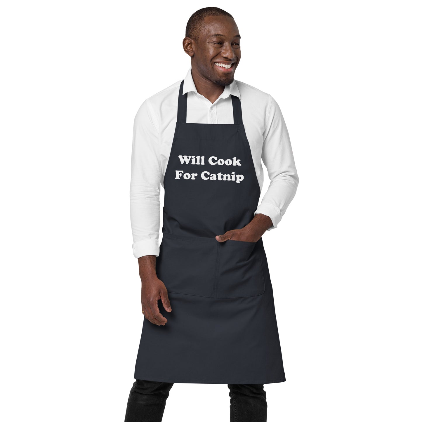 Will Cook For Catnip Apron