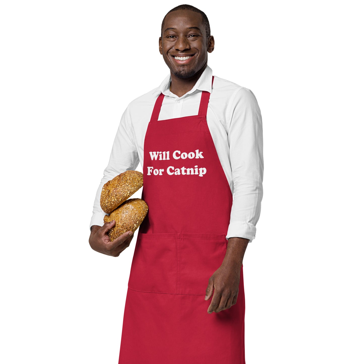 Will Cook For Catnip Apron