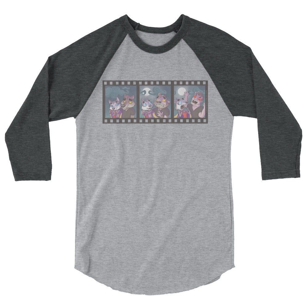 Curse of the Manwolf Raglan T-Shirt