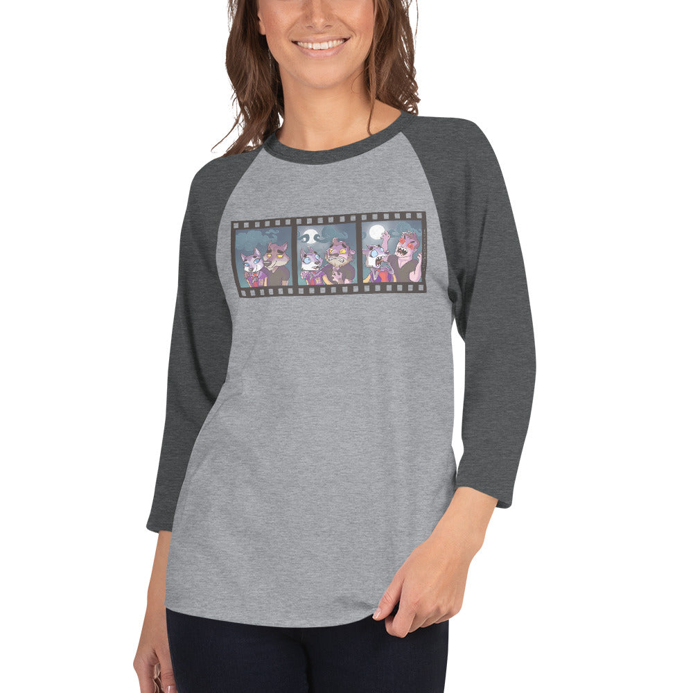 Curse of the Manwolf Raglan T-Shirt